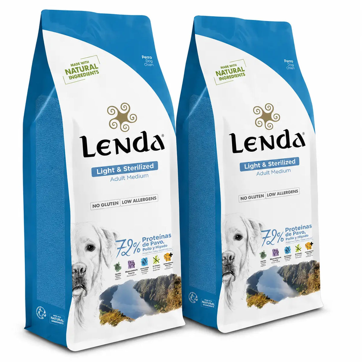 Lenda Cane adulto Light, 2 X 12 kg