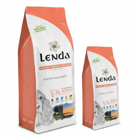 Lenda Cane Adulto al salmone, 12 kg + 2 kg