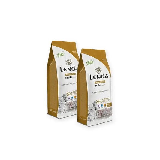 Lenda Cane Mini Carne e Pesce, confezione da 2x6 kg