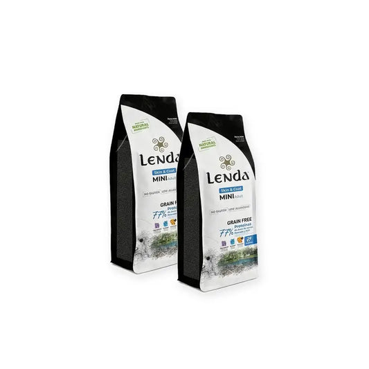 Lenda Perro Mini Ipoallergenico Senza Cereali, Confezione da 2x2 kg