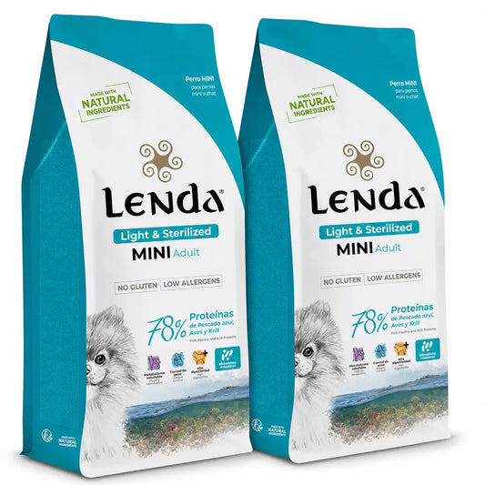 Lenda Dog Mini Light Sterilizzato, 2 X 2 kg