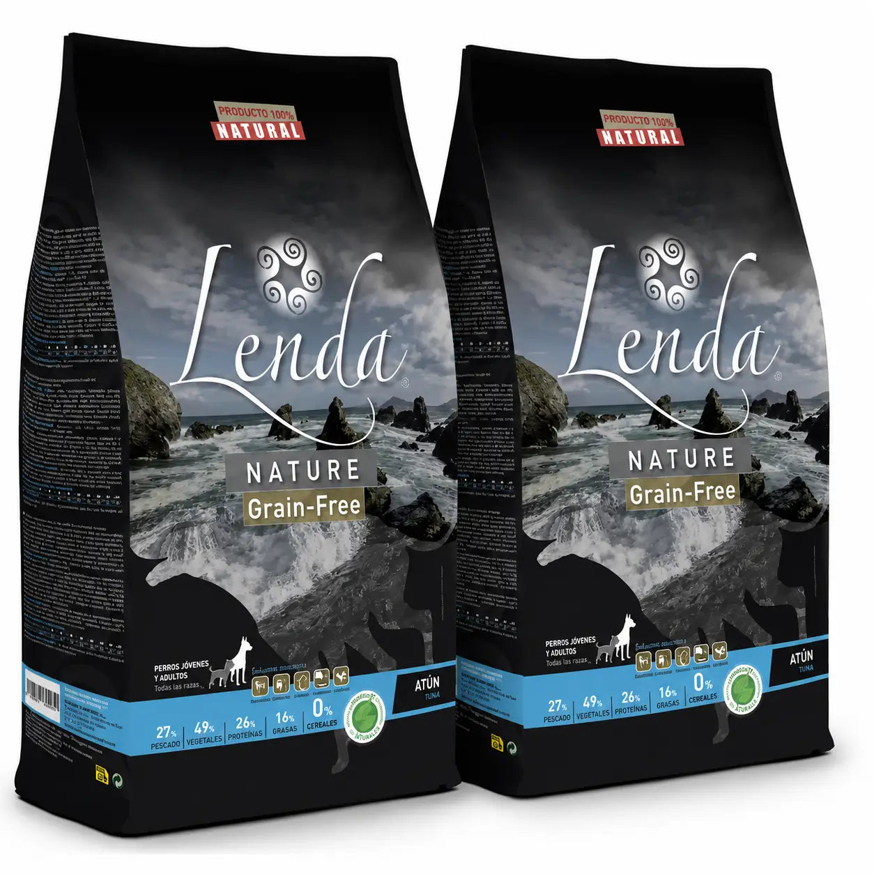 Lenda Dog Nature Tonno senza cereali, 2 X 12 kg