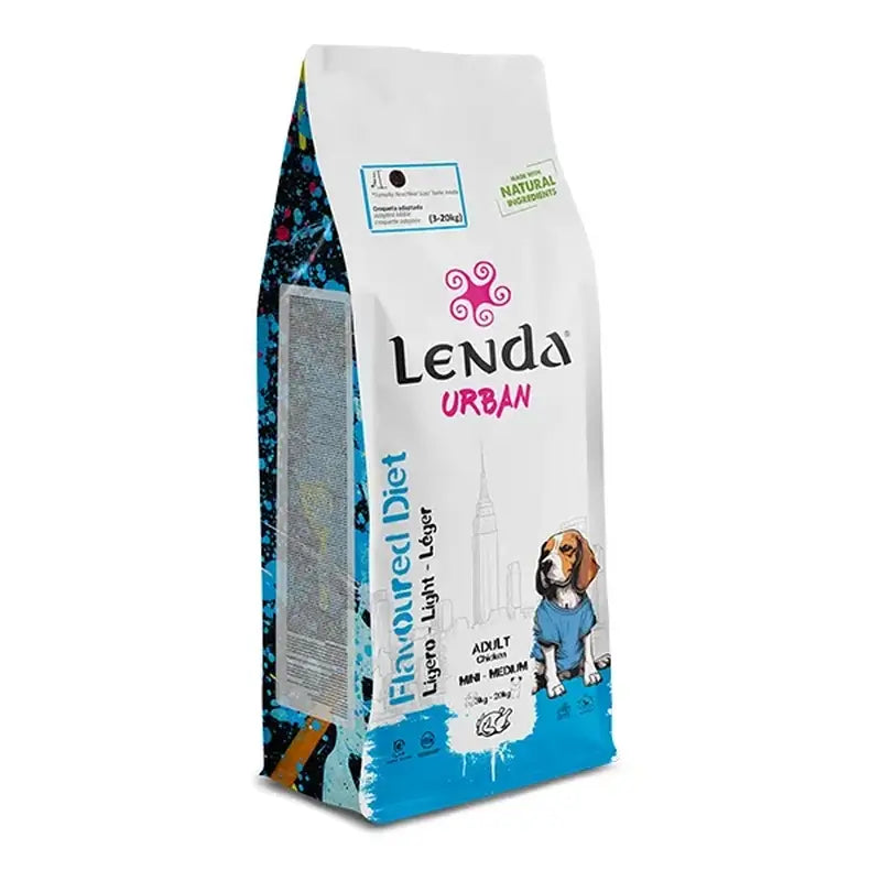 Dieta aromatizzata per cani Lenda Urban, 2 kg