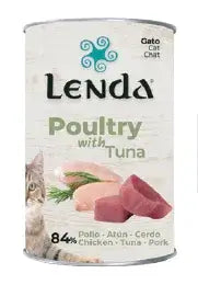 Lenda Paté umido di pollame e tonno per gatti 12X400Gr