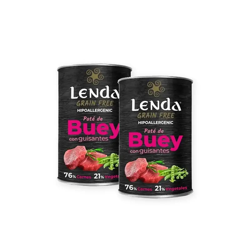 Lenda Wet Perro Buey, confezione da 2 x 12 x 400 g