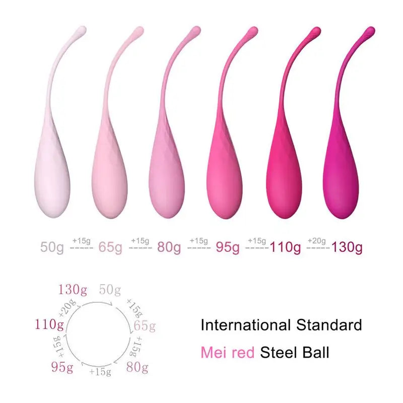 Leslie Kegel Fit Trainer per il pavimento pelvico 6 pesi