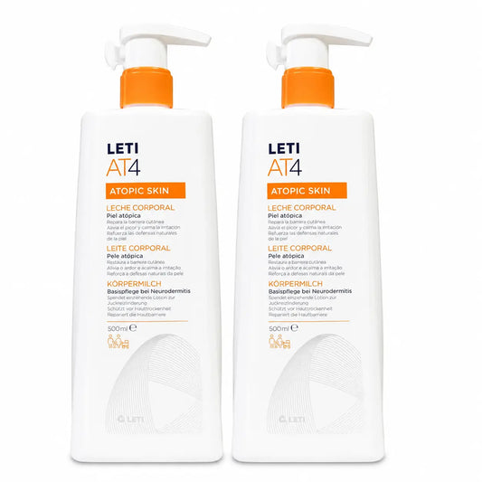 Leti At4 Latte Corpo Pelle Atopica 500 ml confezione da 2