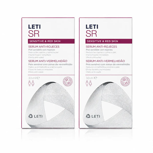 Leti SR Siero Anti-Rossore, 30 ml confezione da 2