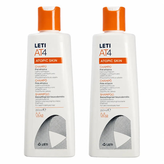 Letiat4 Shampoo, 250 ml confezione da 2