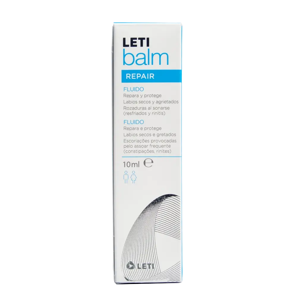 Letibalm Fluido riparatore per naso e labbra, 10 ml