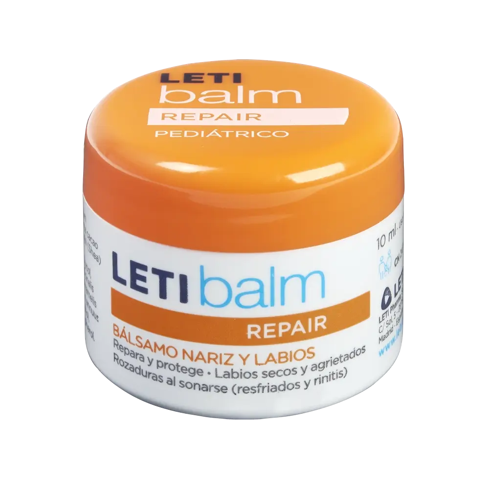Letibalm Balsamo riparatore pediatrico, naso e labbra, 10 ml