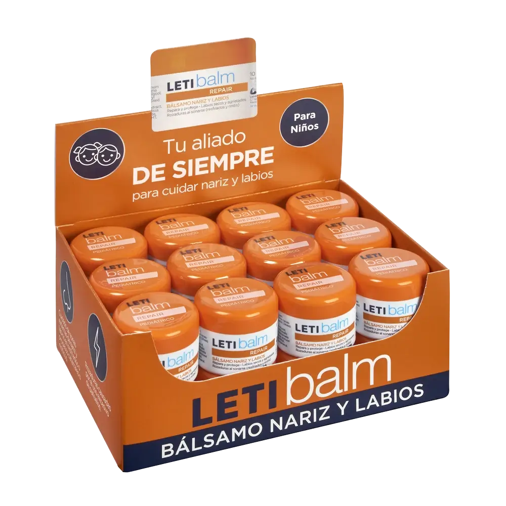 Letibalm Balsamo riparatore pediatrico, naso e labbra, 10 ml