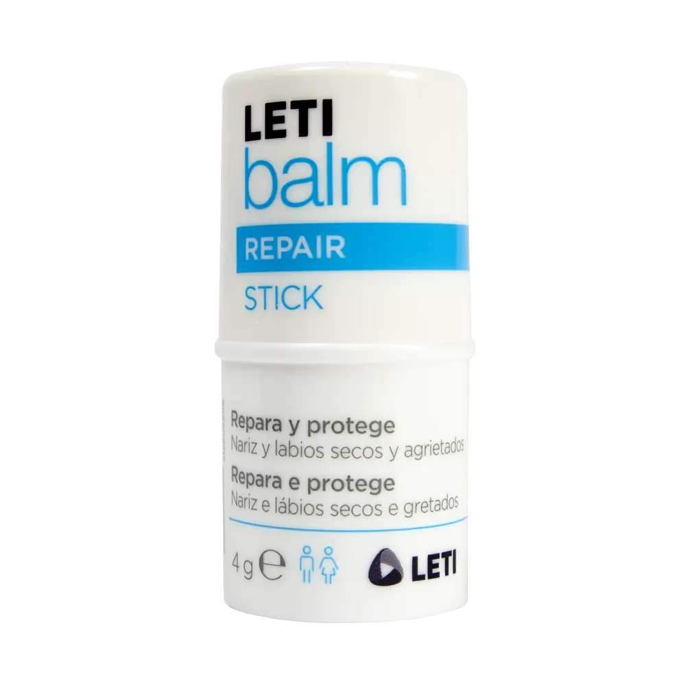 Letibalm Stick Riparatore Naso e Labbra, 4 g