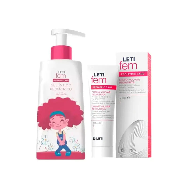 Confezione Letifem Gel pediatrico 250 Ml + Crema vulvare 30 Ml