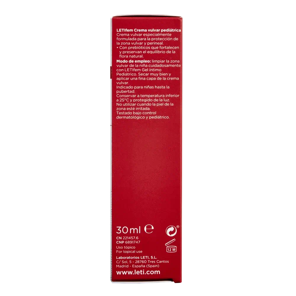 Letifem Crema vulvare pediatrica, 30 ml