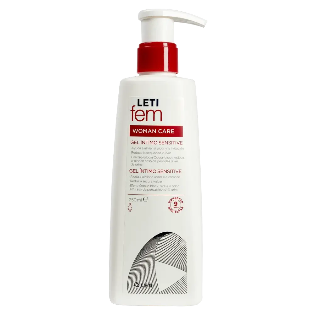 Letifem Donna Gel intimo sensibile, 250 ml
