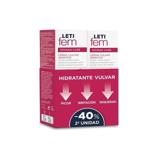 Letifem Sensitive Ltf è Duplo Crema Sensibile 40% 2a Unità