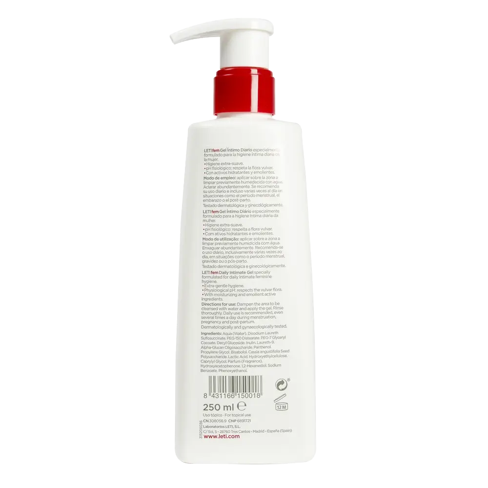Letifem Donna Gel intimo, 250 ml