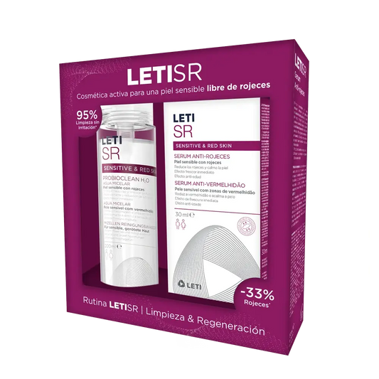 Leti SR Serum Box 30 Ml + Acqua micellare 200 Ml
