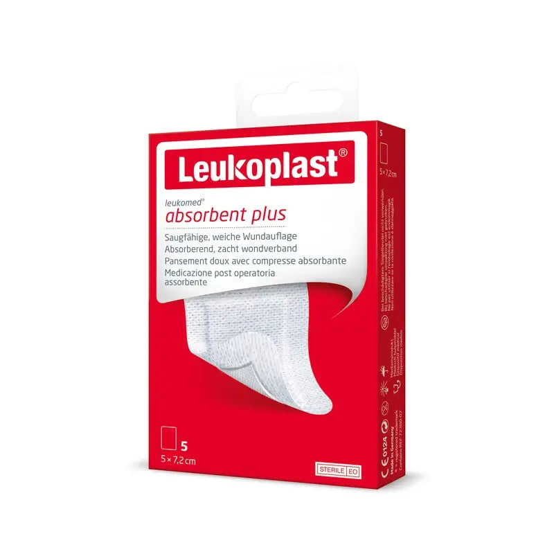 Leukoplast Leukomed, 5 Cm X 7,2 Cm, 5 pz.