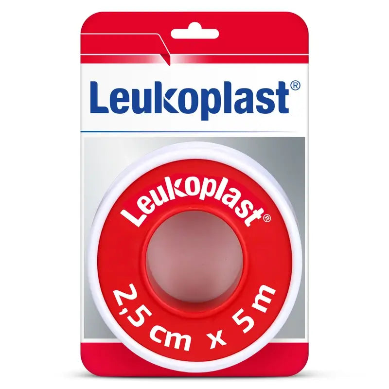 Carne Leukoplast con anello, 2,5 Cm X 5M