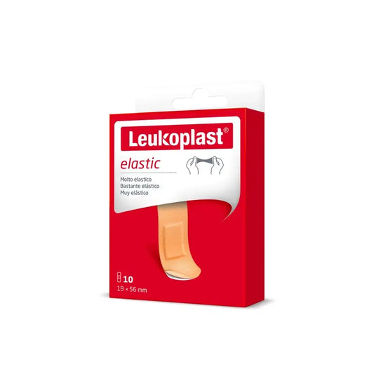 Leukoplast elastico, 19 mm X 56 mm, 10 pz.