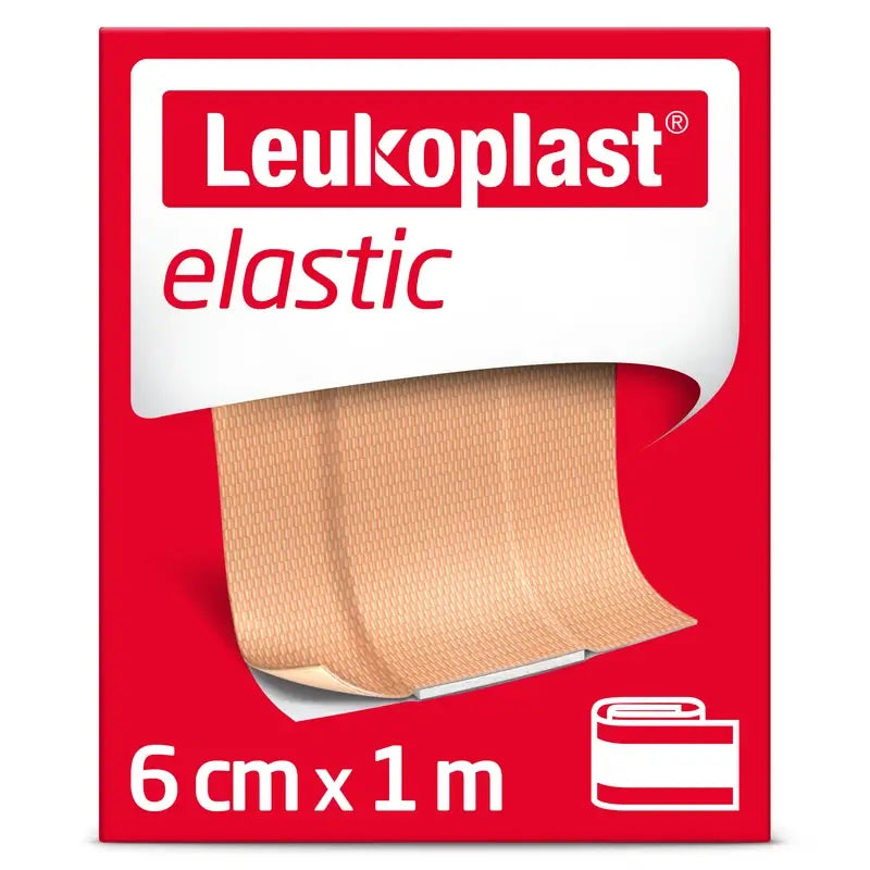 Leukoplast Elastico, 6 cm X 1 M