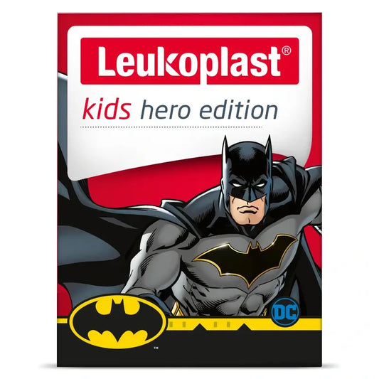 Leukoplast Kids Hero Edition Batman, assortimento di 12 pezzi