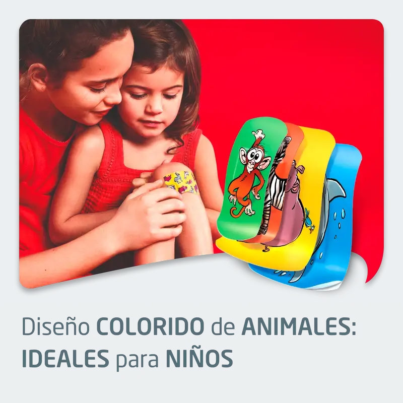 Leukoplast Kids Zoo, assortimento di 12 pezzi