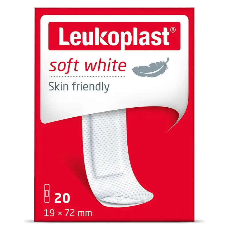 Leukoplast Soft White, 19 Mm X 72 Mm, 20 pz.