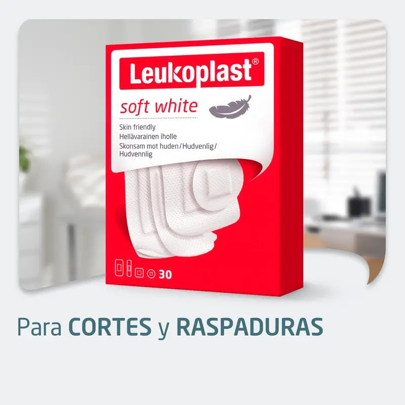 Leukoplast Soft White, assortimento da 20 pezzi