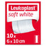 Leukoplast Soft White, 6 cm X 10 cm, 10 pezzi.