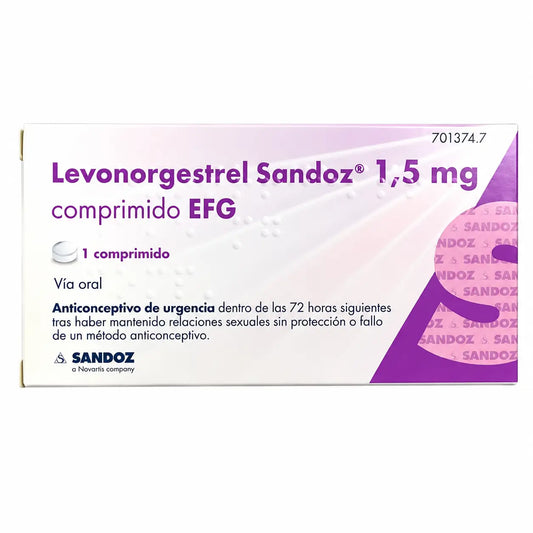 Levonorgestrel Sandoz 1,5 mg 1 compressa