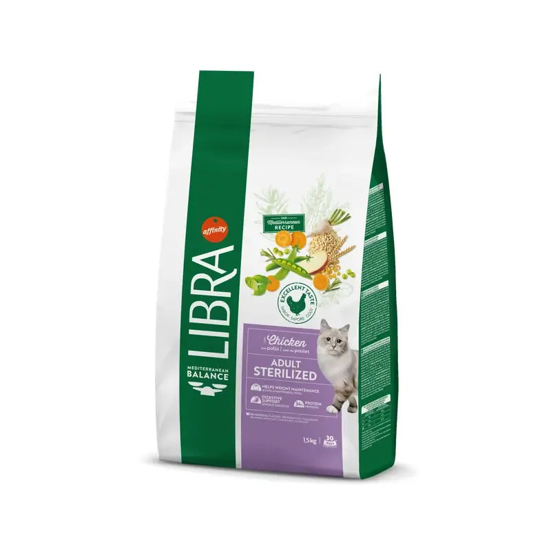 Libra Feline Adult Sterilised 1,5Kg, cibo per gatti