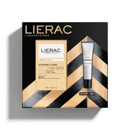 Lierac Cofanetto regalo di Natale Siero alla vitamina C Diopti Occhiaie 15Ml Set regalo
