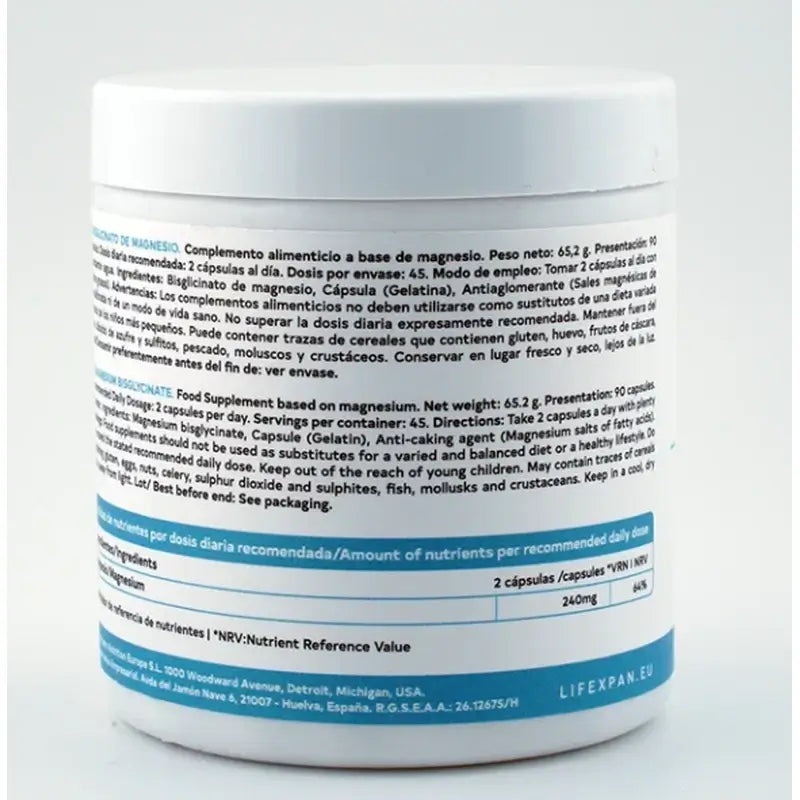 Lifexpan Magnesio bisglicinato , 90 capsule