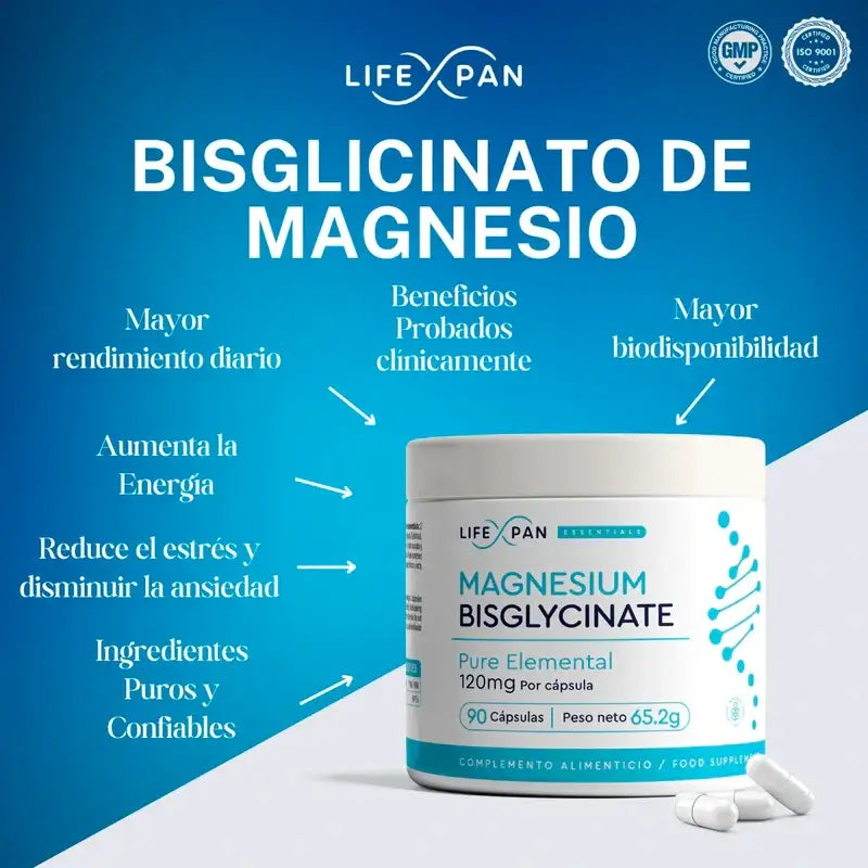 Lifexpan Magnesio bisglicinato , 90 capsule