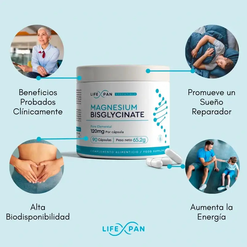 Lifexpan Magnesio bisglicinato , 90 capsule