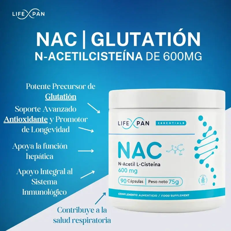 Lifexpan Nac 600 Mg N-Acetilcisteina , 90 capsule