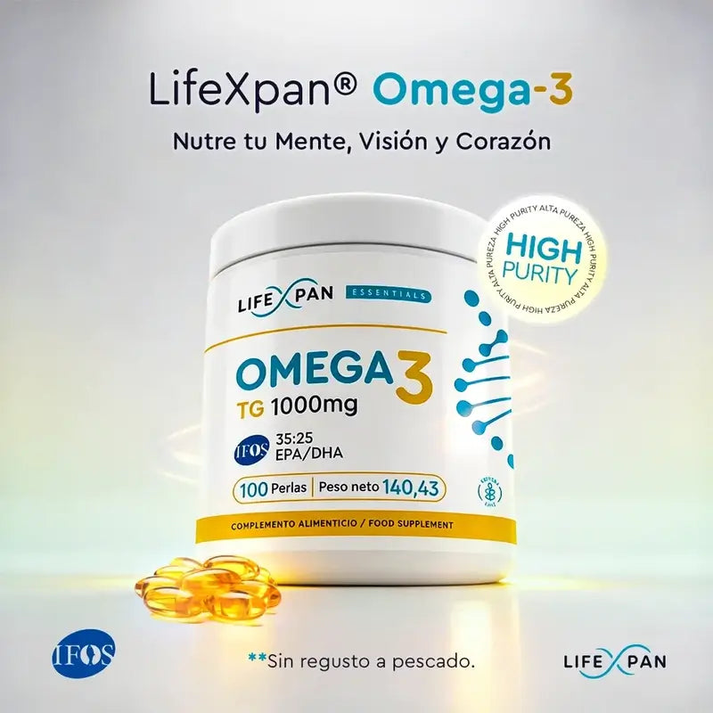 Lifexpan Omega 3 Ultra Pure Ifos 1000 Mg , 100 capsule