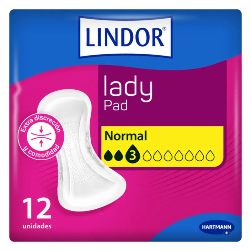 Lindor Lady Pad Normal 3 gocce