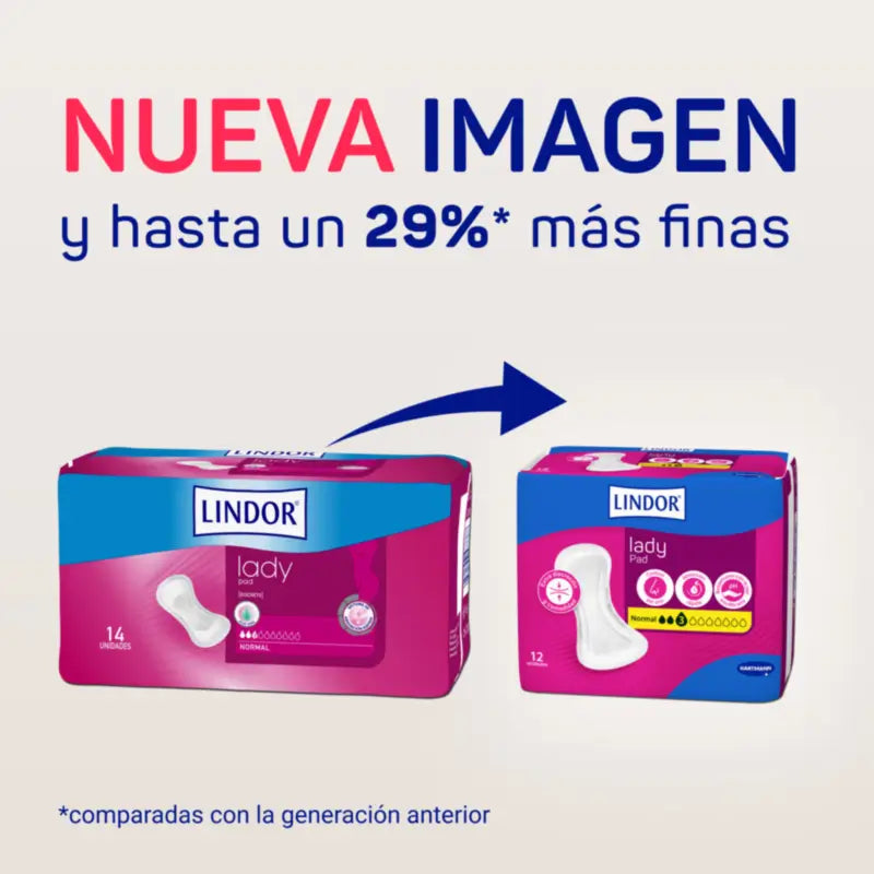 Lindor Lady Pad Normal 3 gocce