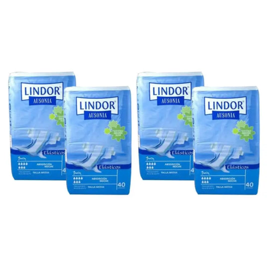 Lindor Pannolini elastici da notte, taglia M, confezione da 2 x 80 pezzi