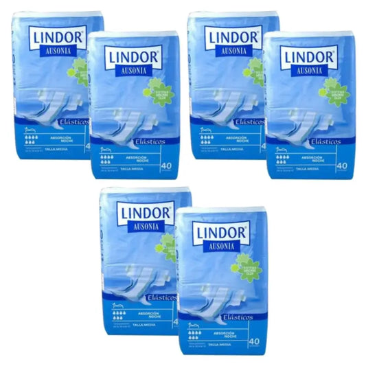 Lindor Pannolini elastici da notte, taglia M, confezione da 3 x 80 pezzi