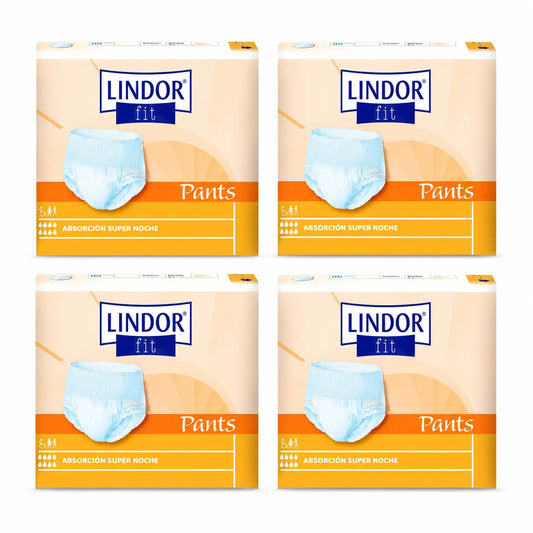 Lindor Pannolini Fit Pants Giorno Taglia L 80 pezzi, confezione da 4