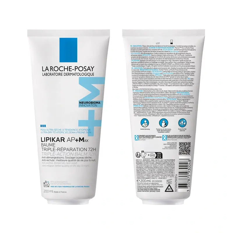 Lipikar Baume Ap+Max Cartone, 200 ml