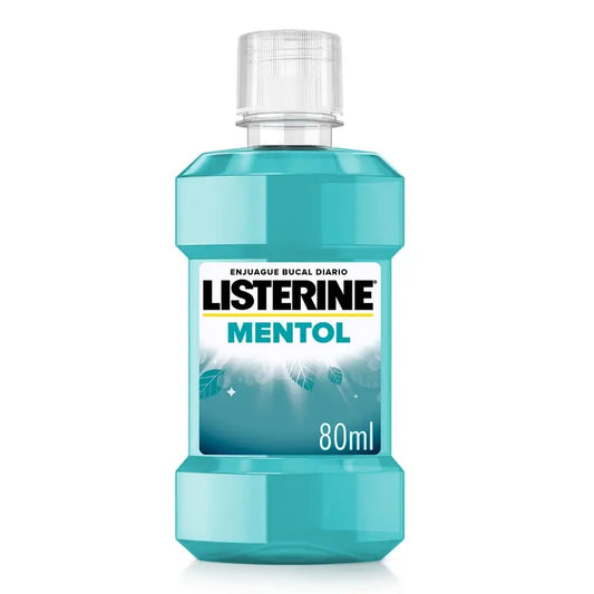Listerine Collutorio al mentolo, 80 ml