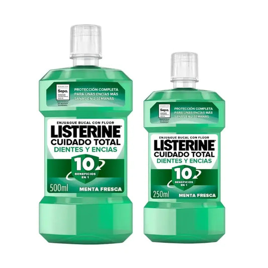 Listerine Collutorio Denti e Gengive Confezione 500 ml + 250 ml