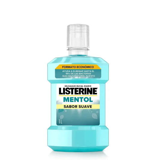Listerine, collutorio al mentolo dal gusto delicato, 1000 ml