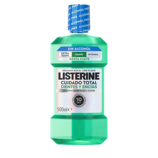 Listerine Collutorio senza alcool Protezione denti e gengive, gusto delicato, 500 Ml